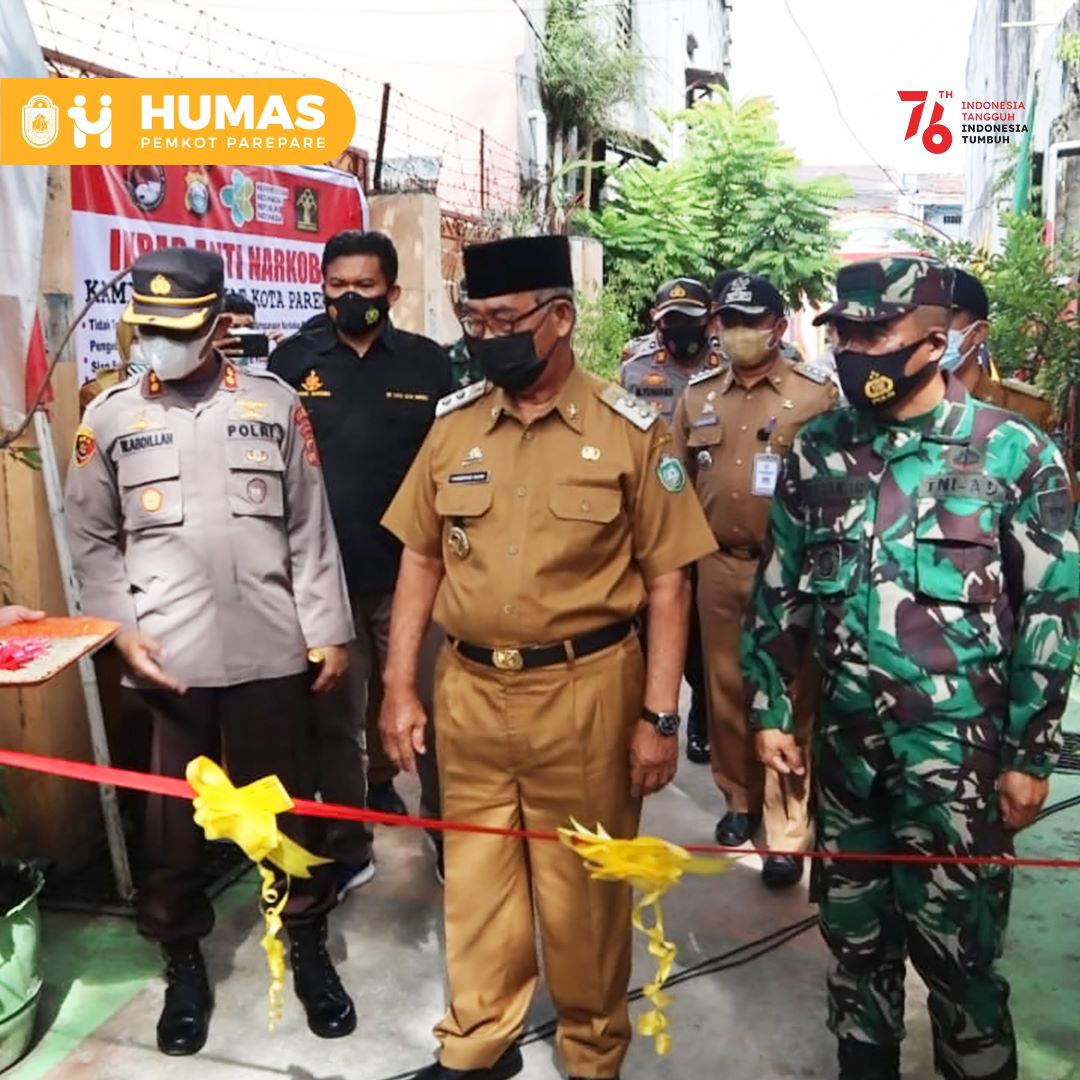 Wawali Parepare Hadiri Launching Kampung Anti Narkoba